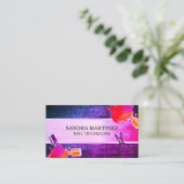 爪、 ネイルポーランドボトル注 |爪、 ネイル切り 名刺 (スタンド正面)