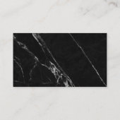 爪、 ネイルポーランドボトル注 |黒い大理石 名刺 (裏面)
