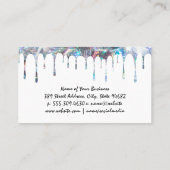 爪、 ネイルポーランドボトル |グリッター滴 名刺 (裏面)