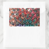 爪、 ネイルポーランドボトル 長方形シール (バッグ)