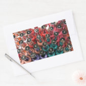 爪、 ネイルポーランドボトル 長方形シール (封筒)