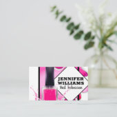 爪、 ネイルポーランドボトル | Manicurist 名刺 (スタンド正面)