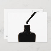 爪、 ネイルポーランドポストカード ポストカード (正面/裏面)