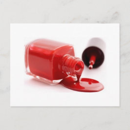 爪、 ネイルポーランドポストカード ポストカード