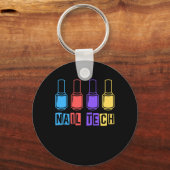 爪、 ネイルポーランドマニキュリストペディキュリスト爪、 ネイルテクカラー キーホルダー (正面)