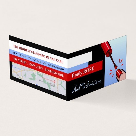 爪、 ネイルポーランド語、ネイリスト、ネイルサロンロイヤリティ 名刺 (外部)