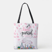 爪、 ネイルポーランド領 トートバッグ (裏面)