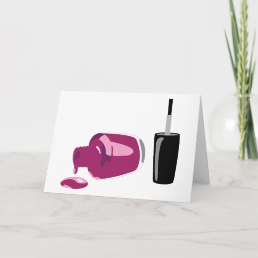 爪、 ネイルポーランド カード (正面)