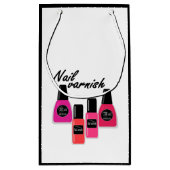 爪、 ネイルポーランド スモールペーパーバッグ (裏面)