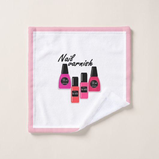 爪、 ネイルポーランド バスタオルセット (ウォッシュタオル)