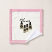 爪、 ネイルポーランド バスタオルセット (ウォッシュタオル)