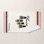 爪、 ネイルポーランド バスタオルセット (ハンドタオル)