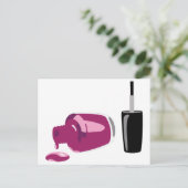 爪、 ネイルポーランド ポストカード (スタンド正面)