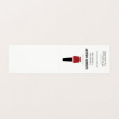 爪、 ネイルポーランド |ミニマリスト 名刺 (外部フラット)