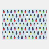 爪、 ネイルポーランド ラッピングペーパーシート (正面)