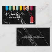 爪、 ネイルポーランド |類別カラフル爪、 ネイル 名刺 (正面/裏面)