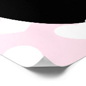 爪、 ネイルポーランドFor Lifeブラック爪、 ネイルポーランドボトルアート ポスター (角)