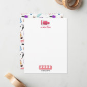 爪、 ネイルマニキュアペディキュア美しいサロン ノートカード (正面/裏面インサイチュ)