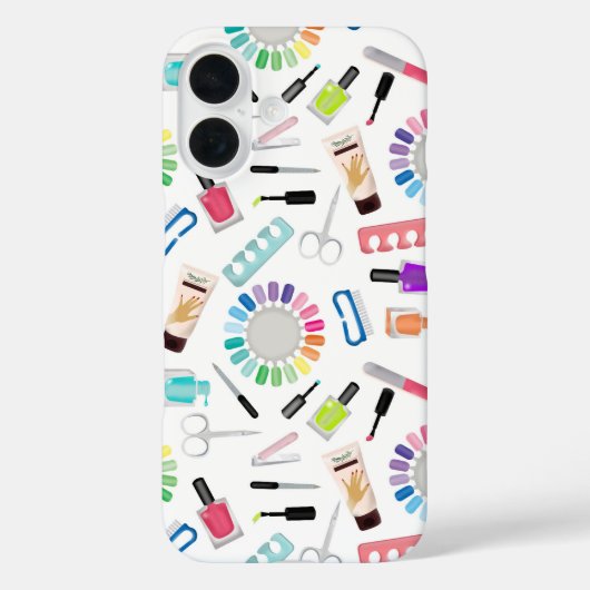 爪、 ネイルマニキュアペディキュア美しいサロン Case-Mate iPhoneケース (裏面)