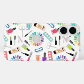 爪、 ネイルマニキュアペディキュア美しいサロン Case-Mate iPhoneケース (裏面 (横))