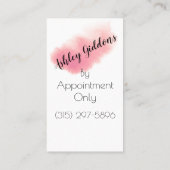 爪、 ネイルマニキュア 名刺 (裏面)