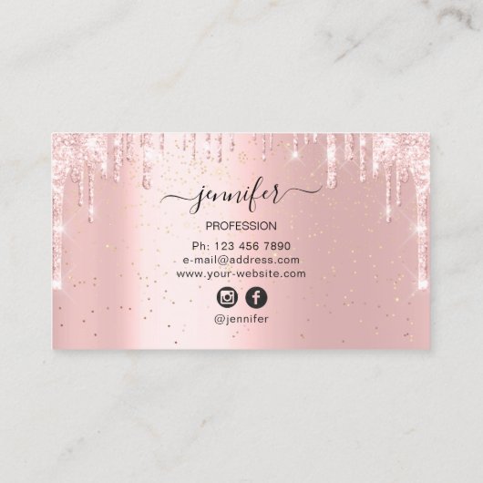 爪、 ネイルメイクアップアーティストバラパープルキスリップバラ 名刺 (裏面)