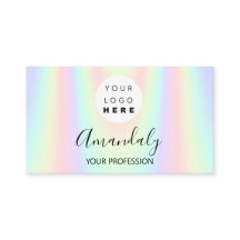 爪、 ネイルメイクアップアーティストロゴホログラフマーメイドFBINSTA