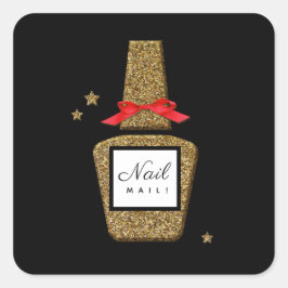 爪、 ネイルメール！爪、 ネイルスエレガントテリスト スクエアシール