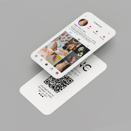 爪、 ネイルモダンサロンネイルアーティストInstagramグリッド 名刺