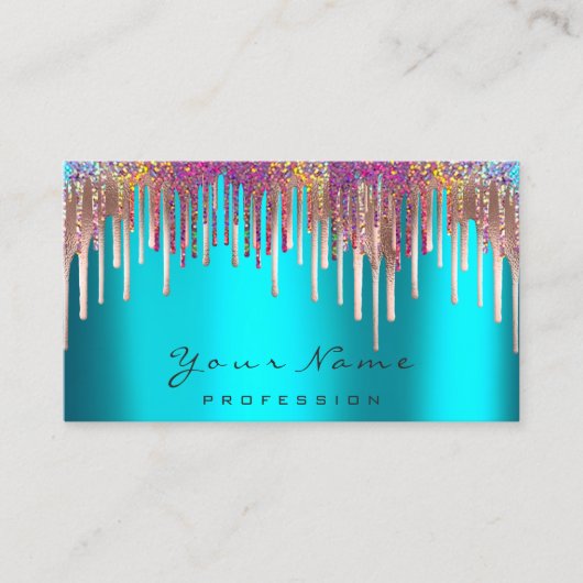 爪、 ネイルワックス脱毛脱毛メイクアップアーティストバラ 名刺 (正面)