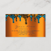 爪、 ネイルワックス脱毛脱毛青色銅蜜 名刺 (裏面)