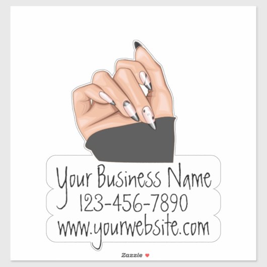 爪、 ネイル事業デカール シール (シート)