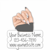 爪、 ネイル事業デカール シール (正面)