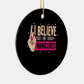 爪、 ネイル信じボス セラミックオーナメント (右)