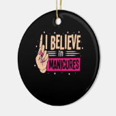 爪、 ネイル信じボス セラミックオーナメント (左)