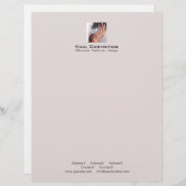 爪、 ネイル化粧品1 – レターヘッド (正面/裏面)