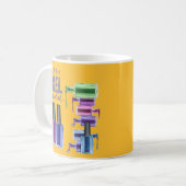 爪、 ネイル引用文デザイン コーヒーマグカップ (正面左)