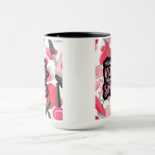 爪、 ネイル引用文デザイン マグカップ (中央)