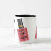 爪、 ネイル引用文デザイン マグカップ (中央)