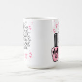 爪、 ネイル引用文デザイン モーフィングマグカップ (中央)