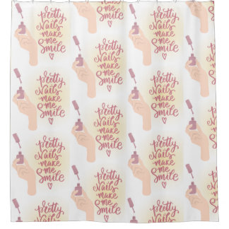 爪、 ネイル引用文爪、 ネイルポリッシュサロン飾アイディア シャワーカーテン