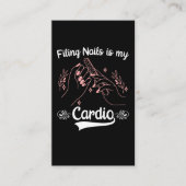 爪、 ネイル技術スポーツ化粧品爪、 ネイルファイリングマニキュリスト 名刺 (正面)