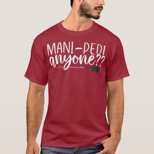 爪、 ネイル技術者サロンデザインマニキュリスト Tシャツ (正面)