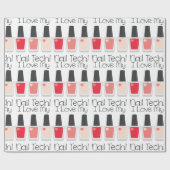 爪、 ネイル技術 ラッピングペーパー (フラット)