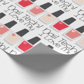 爪、 ネイル技術 ラッピングペーパー (角)