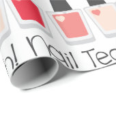 爪、 ネイル技術 ラッピングペーパー (ロールコーナー)