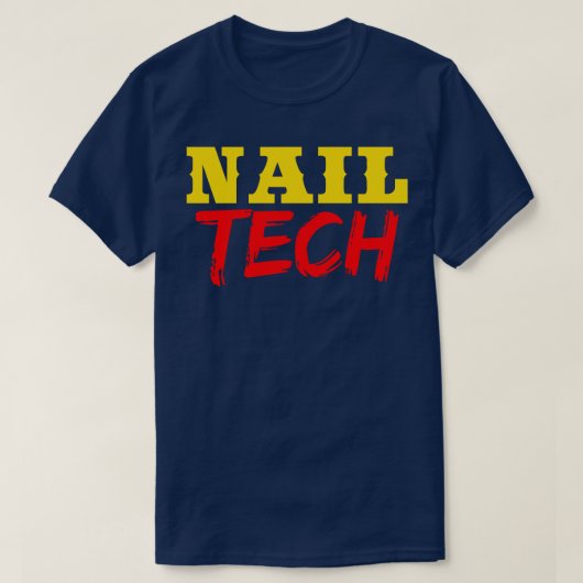 爪、 ネイル技術 Tシャツ (デザイン正面)