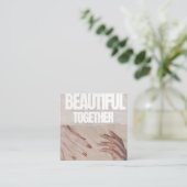 爪、 ネイル招待状 エンクロージャーカード (スタンド正面)