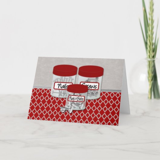 爪、 ネイル、ねじ、ナット、ボルト カード (正面)