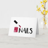 爪、 ネイル カード (黄色い花)